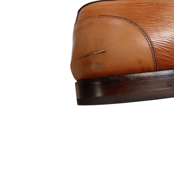 Mezlan Leather Tassled Loafer Men's Luxury Brown Slip On Loafer 9 M - Picture 11 of 13